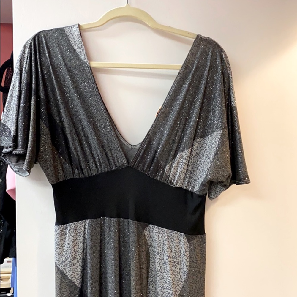 Black and Grey gown